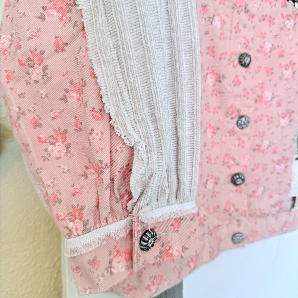 POL Pink and Brown Jean Jacket - Picture 5 of 7